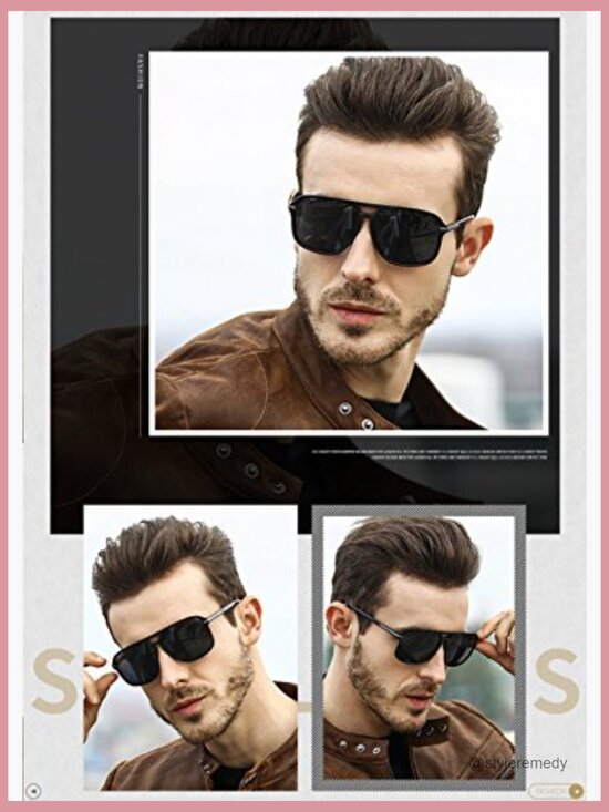 Polarized Sunglasses with Plastic Frame, UV Protection, Aviator Style main image 5